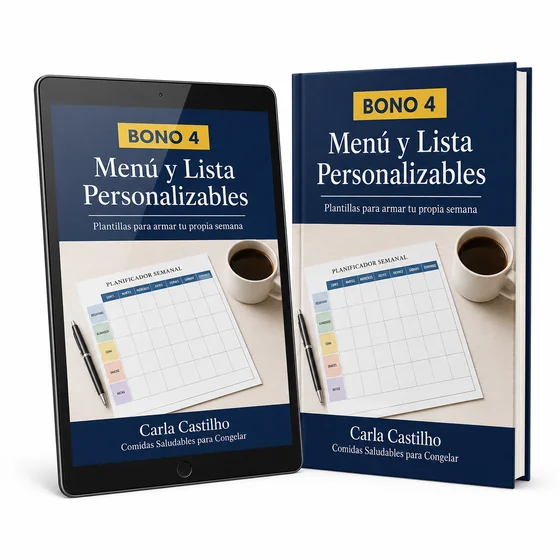 Modelo de Menú y Lista de Compras Personalizables