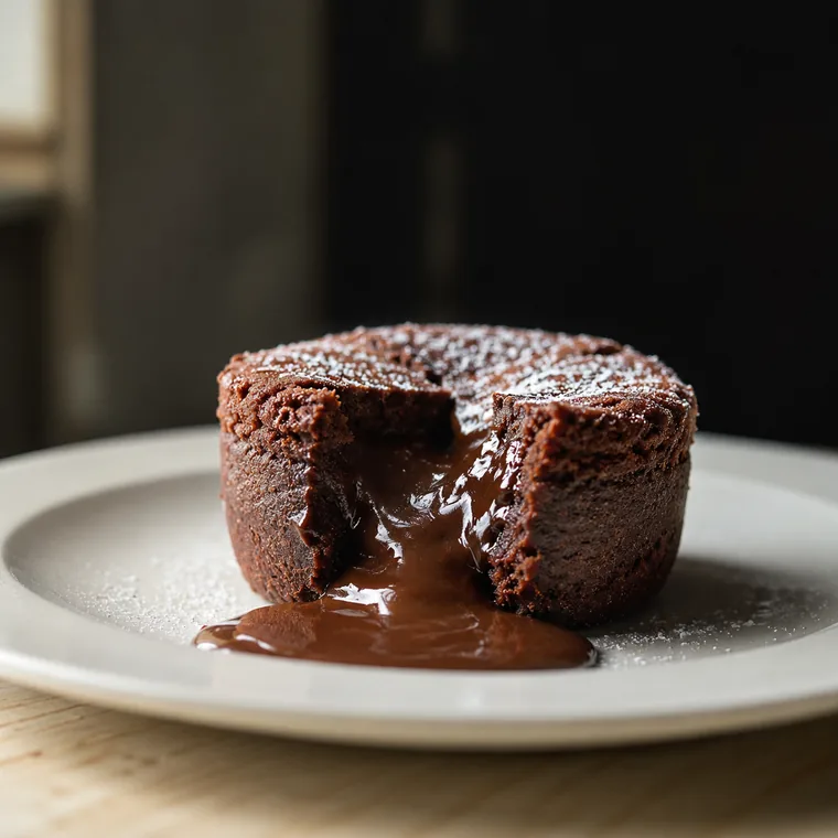 Postre de chocolate